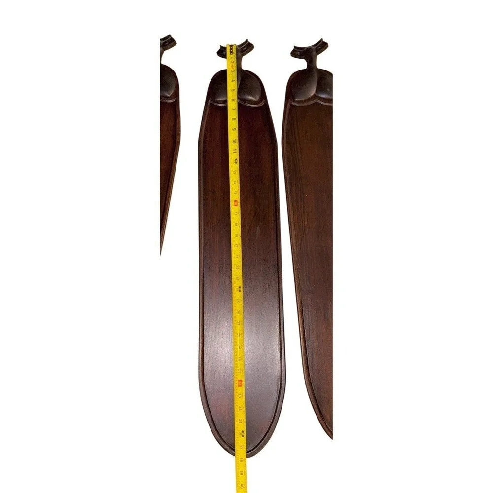 Fanimation Ceiling Fan Replacement Blades Set of 4 Brown 21in x 5in pre drilled‎